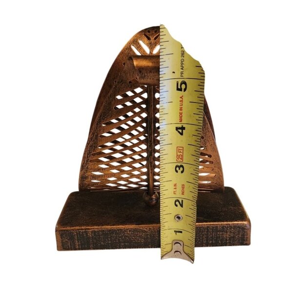 Vintage-Style Kitchen Napkin Holder With Leaf Design - Picture 6 of 7